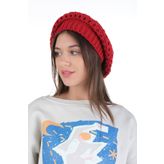 Ritagarcia Kadın Kırmızı Triko Tek Kat Ressam Bere