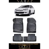 Rizline Citroen C5 2021 Model 3D Havuzlu Paspas