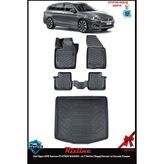 Rizline Fiat Egea 2023 Station Wagon - Alt Bagaj Bagaj Havuzu ve Havuzlu Paspas ve Ton Koku - Siyah