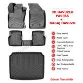 Rizline Fiat Egea Cross 2020+ Tamir Kitli Bagaj Havuzu Paspası ve Bagaj Havuzu