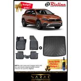Rizline Fiat Egea Cross 2020 Ve Sonrası Havuzlu Paspas & Tamir Kitli Bagaj Havuzu Seti+Hediyeli!