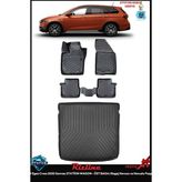 Rizline Fiat Egea Cross 2024 Station Wagon - Üst Bagaj Bagaj Havuzu ve Havuzlu Paspas ve Ton Koku - Siyah