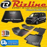 Rizline Ford Connect 2014 2019siyah 3D Havuzlu Paspas