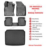 Rizline Ford Focus 3.5 HB 2014-2018 3D Havuzlu Paspas