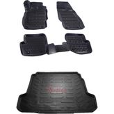 Rizline Renault Megane 2/3 2002-2016 Arası 3D Havuzlu Paspas ve Rizline Bagaj Havuzu Set - Siyah