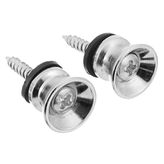 RJSTR01 Gitar Askı Pimi Chrome Krom Guitar Strap Button 2'li Set Askı Demiri