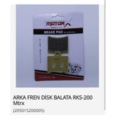 RKS Scooter Motor Brandası