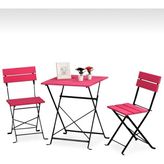 RMM Group Masa Sandalye Katlanır Bistro Seti - Pembe