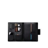 Roarcraft Siyah Macbook Air 13"" Deri Kılıf Organizer