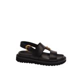 Roberto Cavalli Deri Siyah Sandalet 27735