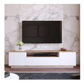 Robin Home Loft Beyaz Televizyon Sehpasi