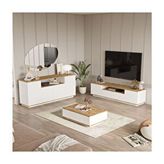 Robin Home Loft Tv Ünitesi Orta Sehpa Konsol Set