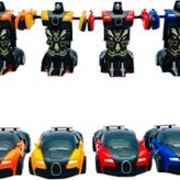 Robota Dönüşen Bugatti Araba 4lü Set