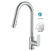 Roca Cala Döner Çıkış Uçlu Pull- Down/spiralli Eviye Bataryası, Krom - A5a816ec00 Gümüş