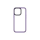Rock iPhone 14 ile Uyumlu Guard Şeffaf Kılıf, Mor