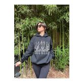 rockcity Siyah Taşlı Oversize Sweatshirt