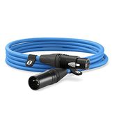 RODE XLR-3 Premium XLR Kablo (3 m, Mavi)