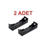 Rodevino 2 Adet 18650 Pil Yuvası Pcb Tip Tekli 3.7 v Li‑ıon Battery Holder