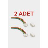 Rodevino 2 Adet 5 Pin Konnektör Seti Jst-hy 2.54