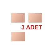 Rodevino 3 Adet 5x10 Cm Tek Yüzlü Bakır Plaket Pcb Tek Yüz Prototip