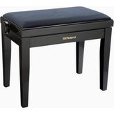 Roland RPB-220BK Piyano Taburesi, Kadife Oturmalı, Saten Siyah, Masif Ahşap