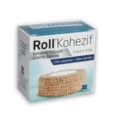 Roll 2.5 cmX4.5 m Kohezif Elastik Bandaj