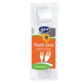 Roll Up 10'lu Plastik Çatal