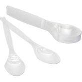Roll-Up Plastik Lüks Kaşık 10'lu 4 Adet