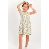 RolyPoly Flowers Krem Kız Çocuk Elbise