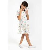 Rolypoly Kız Çocuk Beyaz Elbise - 3 - 4 Yaş