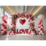 Romantik Arka Plan ile Aşk Temalı 200X150CM Stüdyo Fonu - -