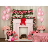 Romantik Gül Temalı Arka Plan, 200X150CM, Stüdyo Fonu - -