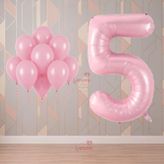 Rönesans 5 Yaş Pembe Temalı Doğum Günü Parti Seti