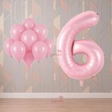 Rönesans 6 Yaş Pembe Temalı Doğum Günü Parti Seti