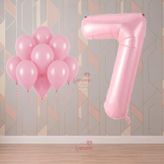Rönesans 7 Yaş Pembe Temalı Doğum Günü Parti Seti