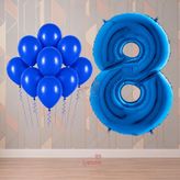 Rönesans 8 Yaş Mavi Temalı Doğum Günü Parti Seti