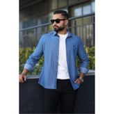 ronex RAHAT KALIP NAKIŞLI ERKEK KOT GÖMLEK