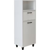 Roomart Camasir Sepetli Banyo Dolabi, Cok Amacli Cekmeceli Dolap 45 Cm