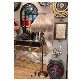ROSA BIANCA CASA SULTAN Lambader 170cm. Bronz Ayak Vizon Şapka
