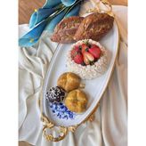 Rossev Cobalt Blue Oval Sunum Tabak