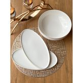 Rossev Modern Gold Servis Seti 3 Parça - Renkli - Tabaklı