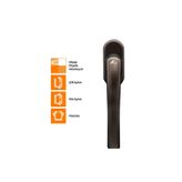 Roto Line Secustik Siyah Pvc Pimapen Pencere Kolu