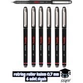 Rotring Roller Kalem 0,7 mm 6 Adet - Karışık Renkler - standart