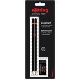 Rotring Sınav Kalemi 2B + Silgi + Kalemtıraş 2 Li Sınav Seti