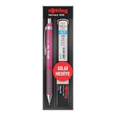 rOtring Tikky RD 0.7+Min Silgi Hediyeli - Ahududu Pembe