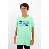 Routefield RFKTIMER23 Timer Kids Erkek Çocuk Tişört - 4 - 5 Yaş - Yeşil