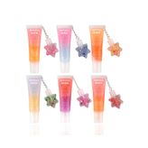Rowenarose 6'lı Lip Gloss Mini Yıldız Simli Lipgloss Seti