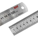 Rox 0201 1000 MM Çift Taraflı Çelik Cetvel