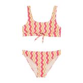 Roxy Bold Waves Kız Çocuk Kırmızı Bikini