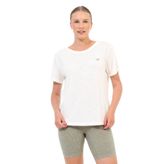 Roxy Kadın Beyaz Kısa Kollu Tişört L Beden OCEANWAVE REGULAR EMBY Modeli